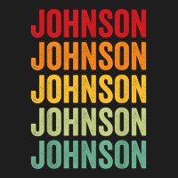 Johnson County, Indiana, Rainbow Text Design T Shirt Classic T-shirt | Artistshot