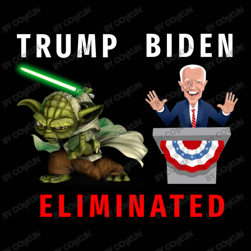 Baby Yoda Biden Eliminated By Trump Shirt Hoodie Sweater Toddler 3/4 Sleeve Tee | Artistshot