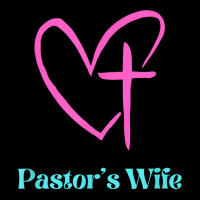 Pastor's Wife Christian Faith Religion Pink And Blue Cute T Shirt Cropped Sweater | Artistshot