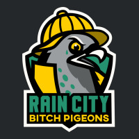Rain City Bitch Pigeons Crewneck Sweatshirt | Artistshot