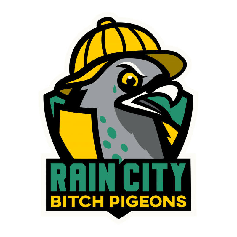 Rain City Bitch Pigeons Men's Long Sleeve Pajama Set | Artistshot