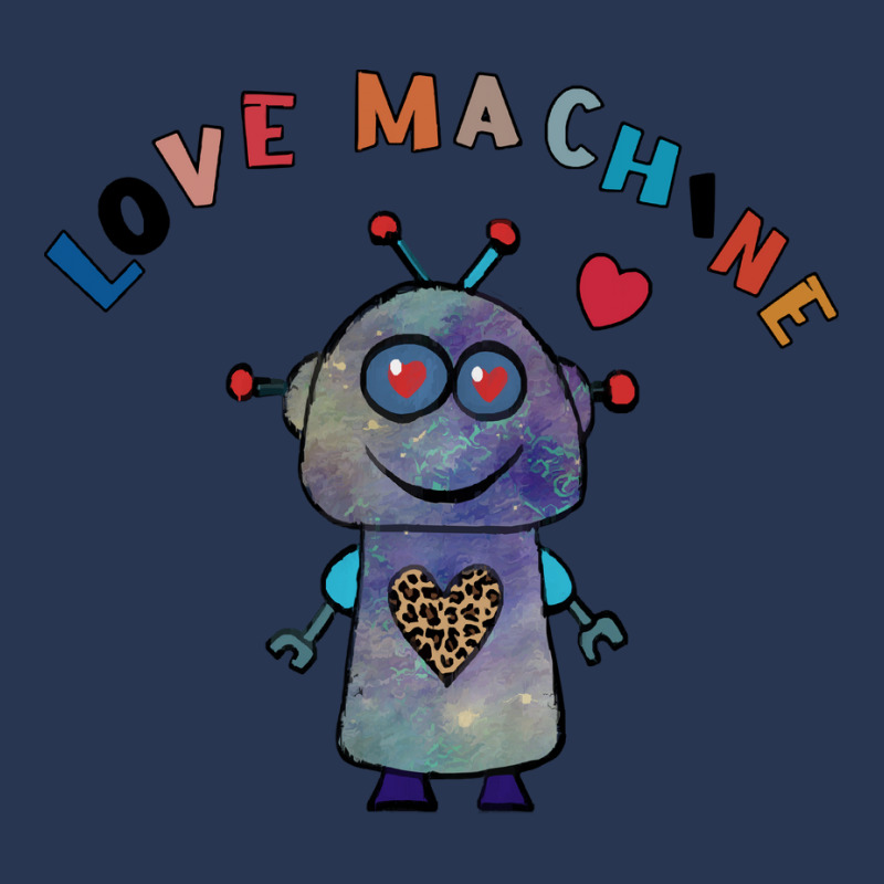 Valentine Robot T  Shirt Love Machine Kid's Valentine's Day Cute Robot Men Denim Jacket | Artistshot