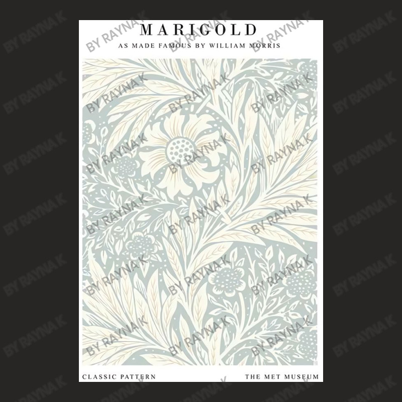 William Morris Marigold Ladies Fitted T-Shirt by Rayna K | Artistshot