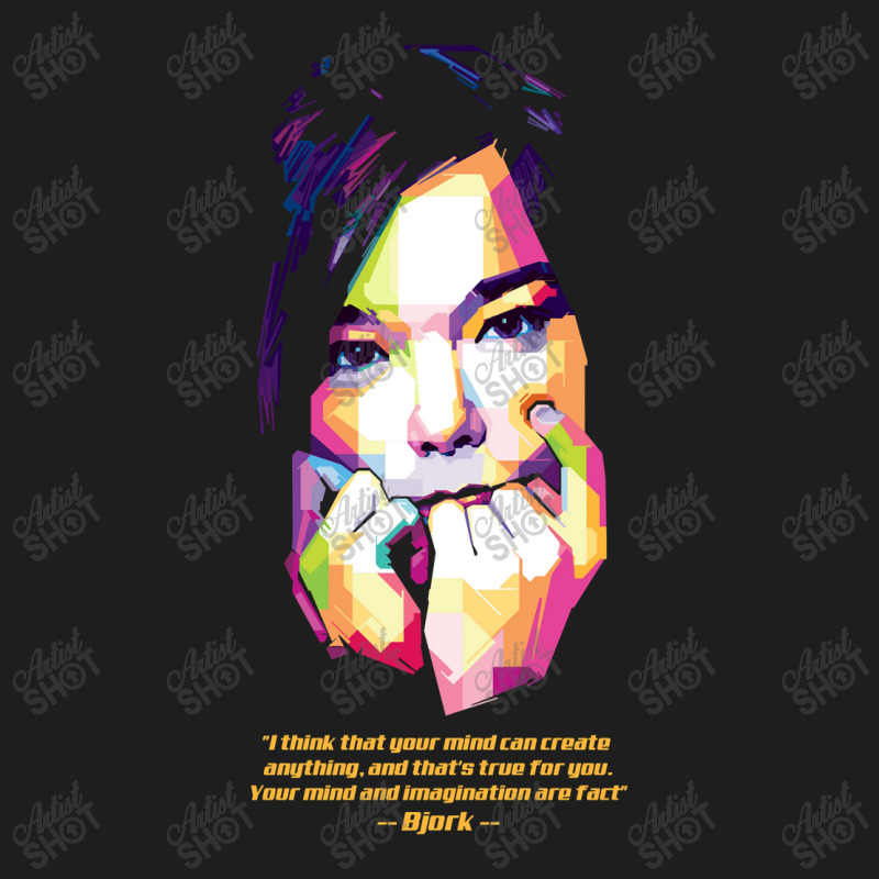 Cartoon Gifts Bjork Pretty Mens Womens Classic T-shirt by ArtistStacy | Artistshot