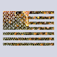 Bees On American Flag  Beekeeping  Honey Comb  Beekeeper T Shirt Fleece Short | Artistshot