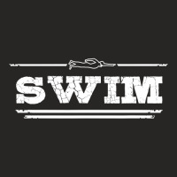 Distressed Look Swimming Gift For Swimmers T Shirt Ladies Fitted T-shirt | Artistshot