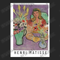 Henri  Jeune Fille Aux Anémones Sur Fond Violet Exhibition Men's T-shirt Pajama Set | Artistshot