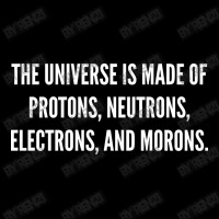 The Universe Is Made Of Protons, Neutrons, Electrons And Morons. Zipper Hoodie | Artistshot