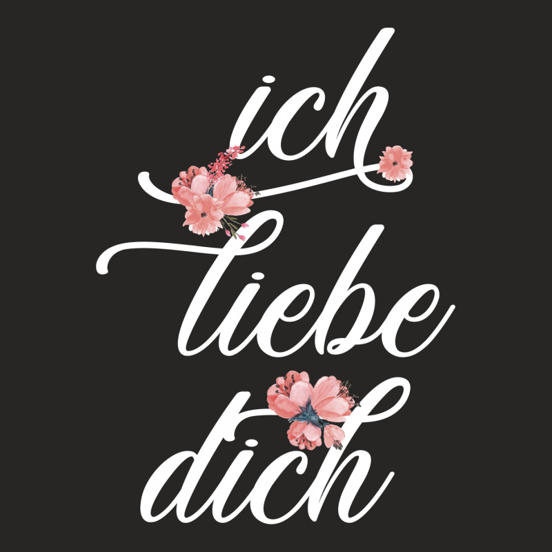 Ich Liebe Dich For Dark Ladies Fitted T-Shirt by autlu2024 | Artistshot