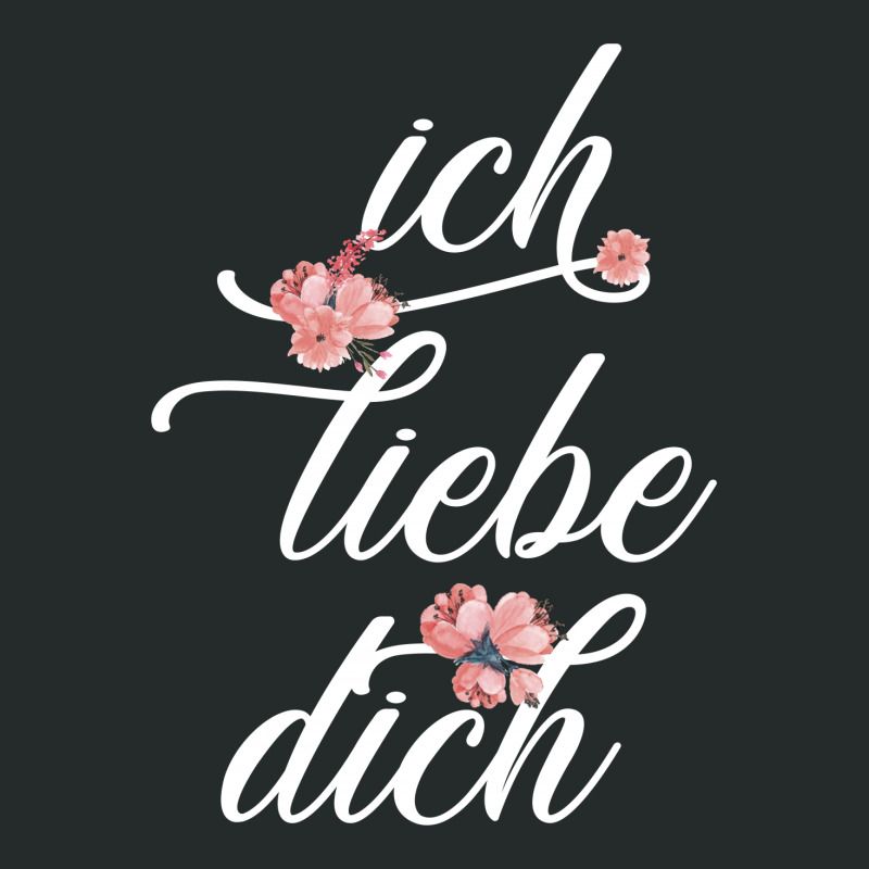 Ich Liebe Dich For Dark Women's Triblend Scoop T-shirt by autlu2024 | Artistshot