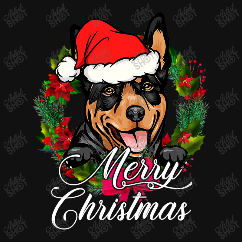 Funny Australian Kelpie Snow Xmas Christmas Tree Decorations T Shirt Baby Beanies by Adriana_Torquemada | Artistshot