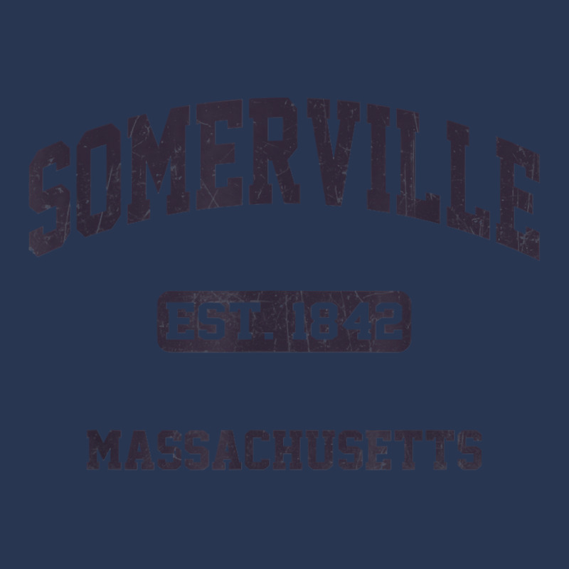 Somerville Massachusetts Ma Vintage State Athletic Style T Shirt Ladies Denim Jacket | Artistshot