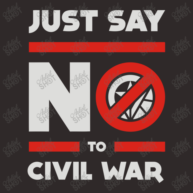 Say No To Civil War Racerback Tank by YatHad | Artistshot