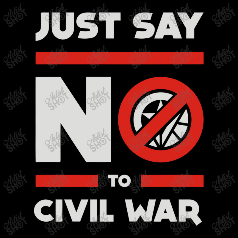 Say No To Civil War Women's V-Neck T-Shirt by YatHad | Artistshot