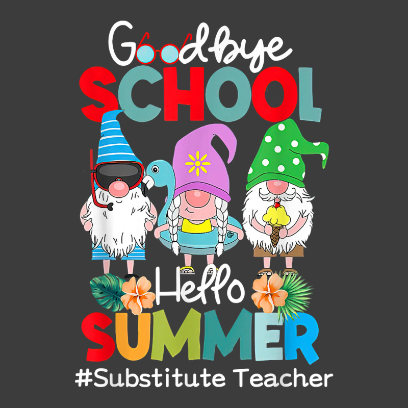 Substitute Teacher Gnome Goodbye School Hello Summer T Shirt Men's Polo Shirt by husserllpr | Artistshot