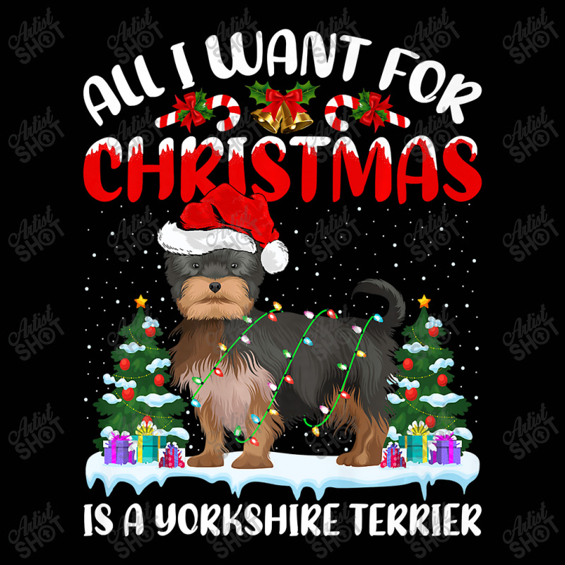 Funny Santa All I Want For Christmas Is A Yorkshire Terrier Premium T Toddler 3/4 Sleeve Tee by Adriana_Torquemada | Artistshot