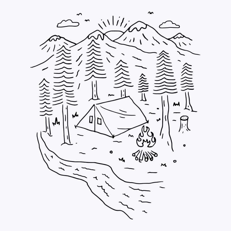 Let's Go Camping (for Light) Tank Top by Quilimo | Artistshot