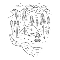 Let's Go Camping (for Light) Long Sleeve Shirts | Artistshot