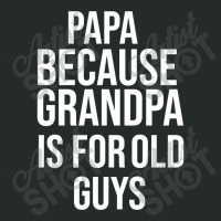 Vintage Photograp Ghost Papa Mens Funny Women's Triblend Scoop T-shirt | Artistshot