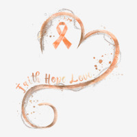 Faith Hope Love Peach Ribbon Endometrial Cancer Awareness T Shirt Baby Beanies | Artistshot