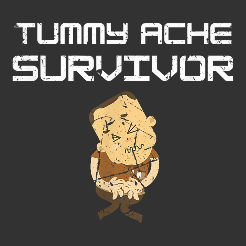 Tummy Ache Survivor Grunge Design Stomachache Support Fans T Shirt Baby Bodysuit | Artistshot