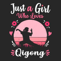 Qigong T  Shirt Just A Girl Who Loves Qigong Pink Retro Vintage Gift I Women's Pajamas Set | Artistshot