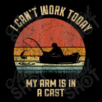 I Can't Work Today My Arm Is In A Cast Hunting And Fishing T Shirt Cropped Sweater | Artistshot