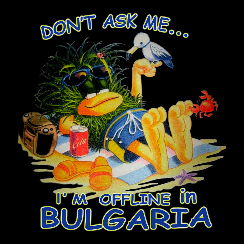 Don’t Ask Me I’m Offline In Bulgaria Cropped Sweater by Galeng | Artistshot