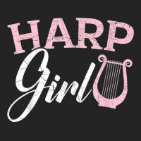 Harp Girl Harpist Musician Musical Instrument T Shirt 3/4 Sleeve Shirt | Artistshot