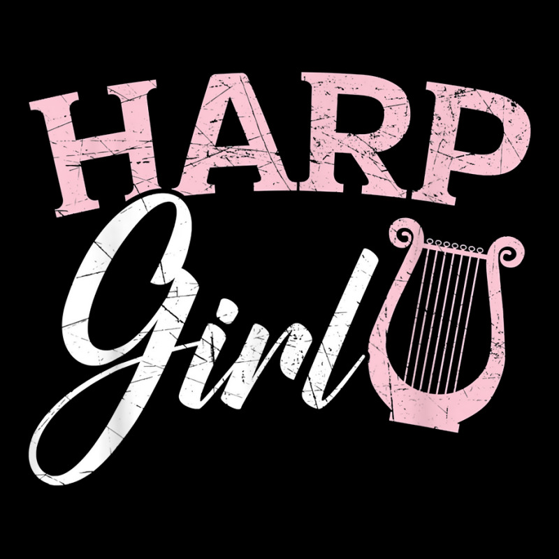 Harp Girl Harpist Musician Musical Instrument T Shirt Zipper Hoodie | Artistshot