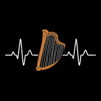 Harp Heartbeat Harpist Musician Musical Instrument T Shirt Baby Tee | Artistshot