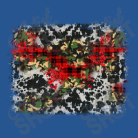 Camouflage Cowhide Christmas Background Ladies Fitted T-shirt | Artistshot