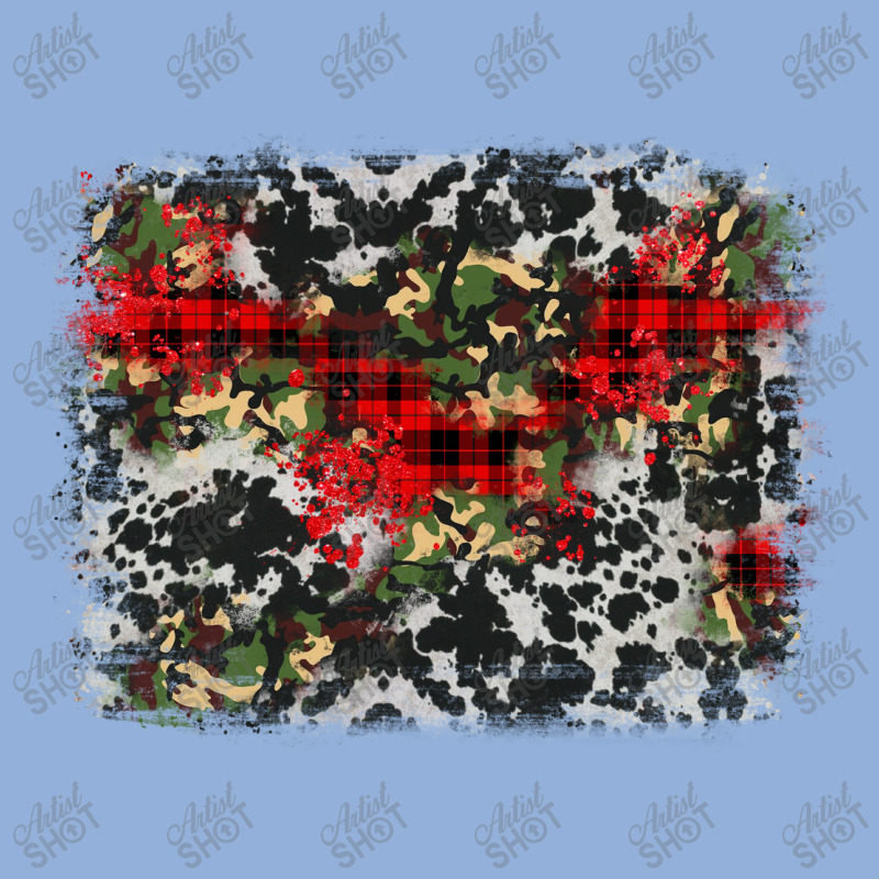 Camouflage Cowhide Christmas Background Racerback Tank | Artistshot