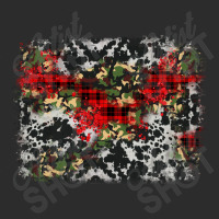 Camouflage Cowhide Christmas Background Cropped Hoodie | Artistshot