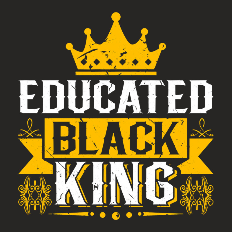 Educated Black King History Month Afro Man Pullover Ladies Fitted T-Shirt by bakien89 | Artistshot