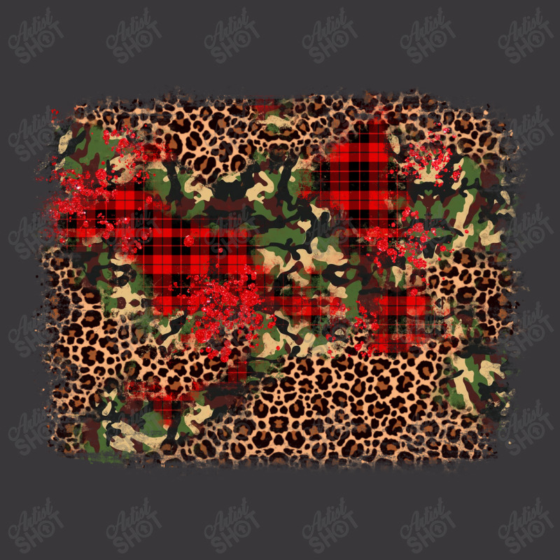 Camouflage Leopard Christmas Background Ladies Curvy T-shirt | Artistshot