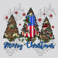 Camouflage Trees Merry Christmas Women's Triblend Scoop T-shirt | Artistshot