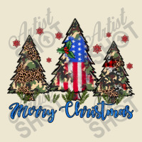 Camouflage Trees Merry Christmas Cropped Hoodie | Artistshot