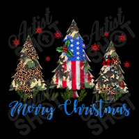 Camouflage Trees Merry Christmas Cropped Sweater | Artistshot