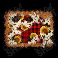 Christmas Cowhide Sunflower Background Cropped Sweater | Artistshot