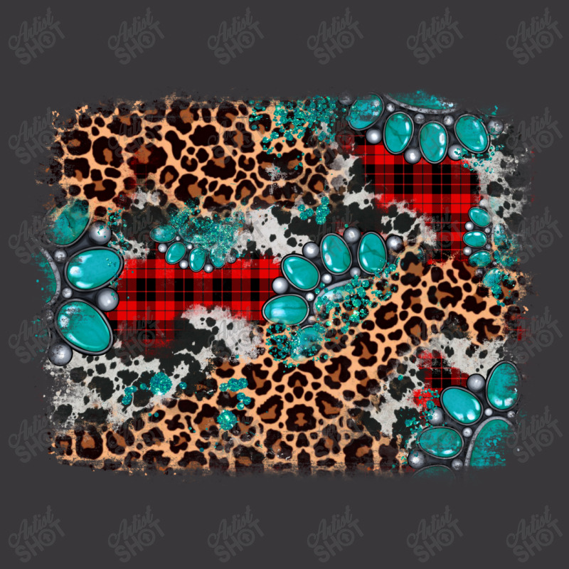 Gemstone Leopard Christmas Background Ladies Curvy T-shirt | Artistshot