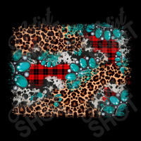 Gemstone Leopard Christmas Background Legging | Artistshot