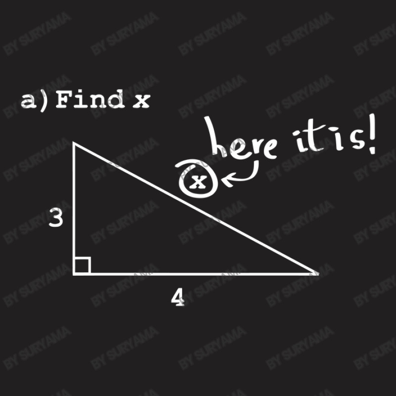 Find X Funny Math T-shirt | Artistshot