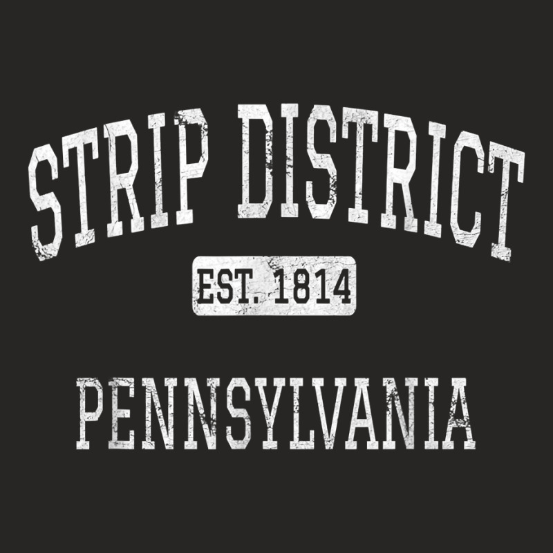 Strip District Pennsylvania Pittsburgh Pa Vintage T Shirt Ladies Fitted T-Shirt by peersodshamiw8 | Artistshot