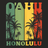 Hawaii Lover Island Palms Oahu Honolulu Hawaiian Tank Top Ladies Fitted T-shirt | Artistshot