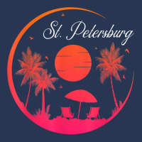 St. Petersburg City Fl Beach Sunset Summer Family Vacation T Shirt Men Denim Jacket | Artistshot