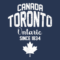 Toronto Ontario 1834 Canada Maple Leaf Canadian T Shirt Ladies Denim Jacket | Artistshot