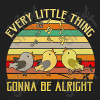 Every Little Thing Is Gonna Be Alright Bird Drawstring Bags | Artistshot
