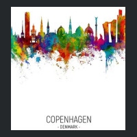 Copenhagen Denmark Skyline Crewneck Sweatshirt | Artistshot