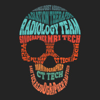 Skull Radiologic Technologist Ct Rt Radiology Sonographer T Shirt 3/4 Sleeve Shirt | Artistshot